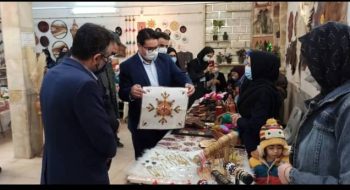 نمایشگاه توانمندی صنایع دستی هنری بانوان محلات افتتاح شد