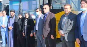 ۱۰ دستگاه اتوبوس از ساوه به مرز مهران اعزام شد
